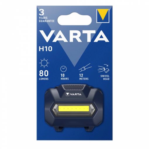 Εικόνα της Φακός Κεφαλής Varta H10 80lm 15672101111