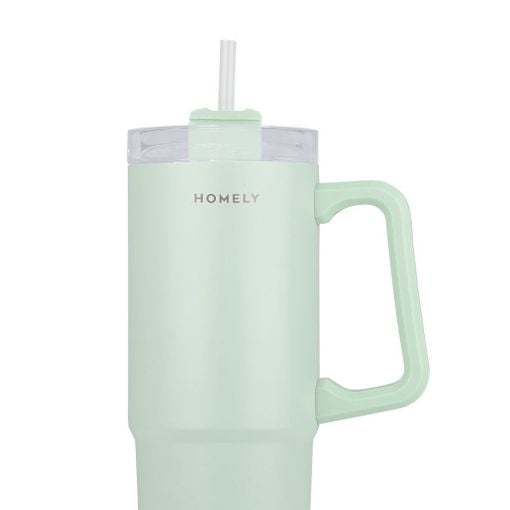 Εικόνα της Θερμός Estia Straw Tumbler Homely 900ml Seafoam 01-34559