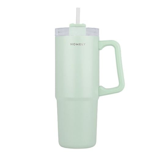 Εικόνα της Θερμός Estia Straw Tumbler Homely 900ml Seafoam 01-34559