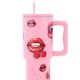 Εικόνα της Θερμός Estia Straw Tumbler XL Save The Aegean 900ml Blush Pop 01-32067