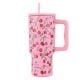 Εικόνα της Θερμός Estia Straw Tumbler XL Save The Aegean 900ml Cherry Rose 01-32081