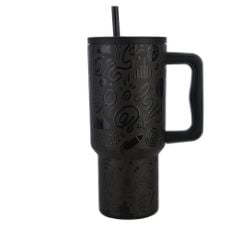 Εικόνα της Θερμός Estia Straw Tumbler XL Save The Aegean 900ml Noir Echo 01-32098