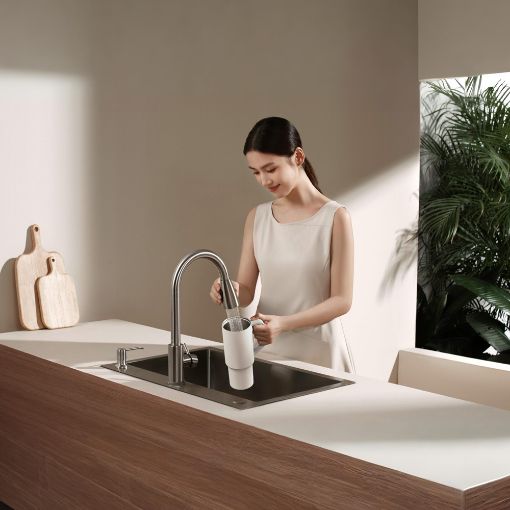 Εικόνα της Θερμός Xiaomi Straw Mug 1lt Λευκό BHR9540GL