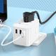 Εικόνα της Φορτιστής Lamtech Universal Travel Adapter με 3x USB-A & 2x USB-C 35W White LAM113850