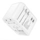 Εικόνα της Φορτιστής Lamtech Universal Travel Adapter με 3x USB-A & 2x USB-C 35W White LAM113850
