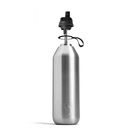Εικόνα της Μπουκάλι Θερμός Chilly's Series 2 Flip Silver 1lt 22692