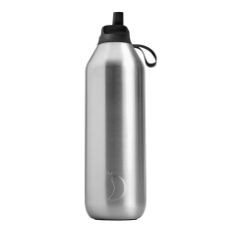 Εικόνα της Μπουκάλι Θερμός Chilly's Series 2 Flip Silver 1lt 22692