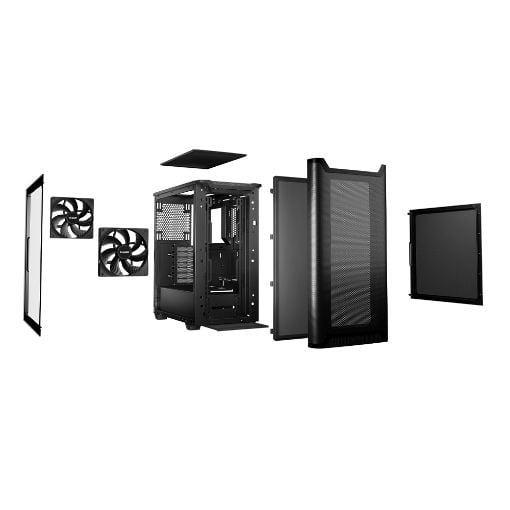Εικόνα της Be Quiet! Pure Base 501 Airflow Window Black BGW74