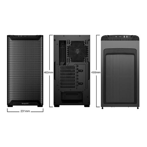Εικόνα της Be Quiet! Pure Base 501 Airflow Window Black BGW74