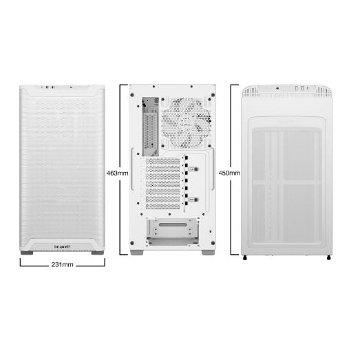 Εικόνα της Be Quiet! Pure Base 501 Airflow Window White BGW75
