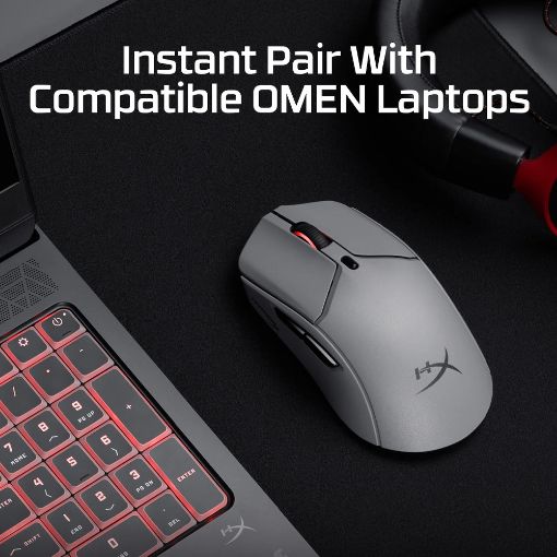 Εικόνα της Ποντίκι HyperX Pulsefire Haste 2 Pro Wireless RGB Slate Gray A1KY5AA