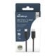 Εικόνα της Καλώδιο MediaRange USB-C to USB-C 1.2m 60W Black MRCS213