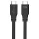 Εικόνα της Καλώδιο MediaRange USB-C to USB-C 3m 100W Black MRCS218