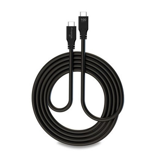 Εικόνα της Καλώδιο MediaRange USB-C to USB-C 3m 100W Black MRCS218