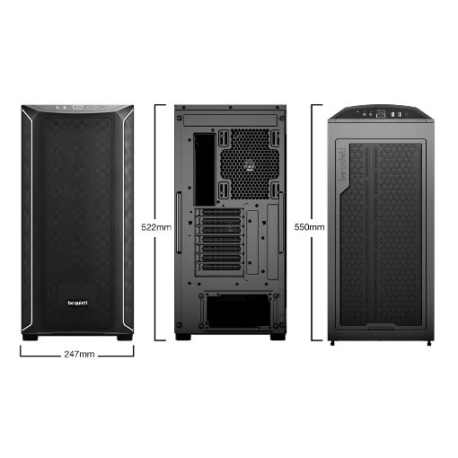 Εικόνα της Be Quiet! Shadow Base 800 DX ARGB Tempered Glass Black BGW61