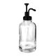 Εικόνα της Αντλία Σαπουνιού Estia Purity Γυάλινη 500ml Διάφανη/Μαύρη 01-29807
