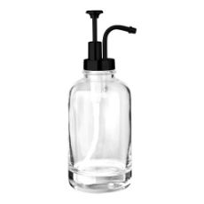 Εικόνα της Αντλία Σαπουνιού Estia Purity Γυάλινη 500ml Διάφανη/Μαύρη 01-29807