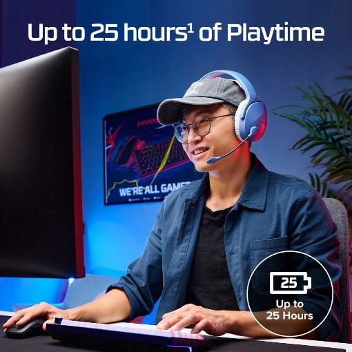 Εικόνα της Headset HyperX Cloud Jet Wireless Black AJ0T1AA