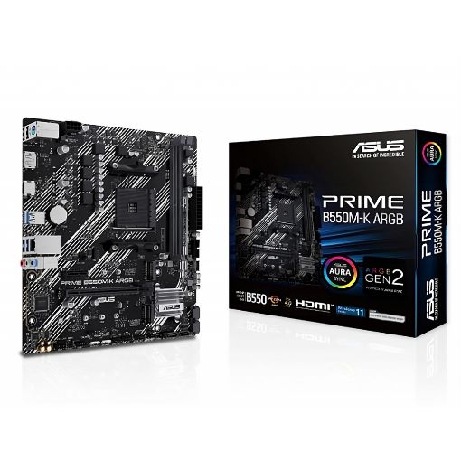 Εικόνα της Asus Prime B550M-K ARGB Micro-ATX sAM4 90MB1GC0-M0EAY0