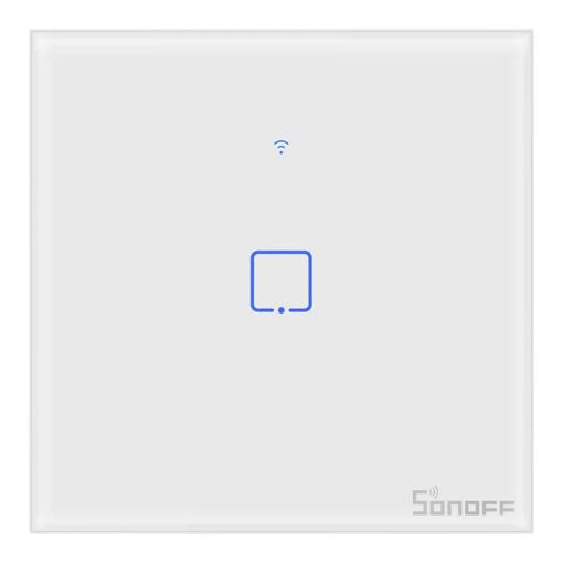 Εικόνα της Smart Εξωτερικός Διακόπτης Sonoff T2EU1C-RF 433MHz με Μονό Πλήκτρο Αφής White