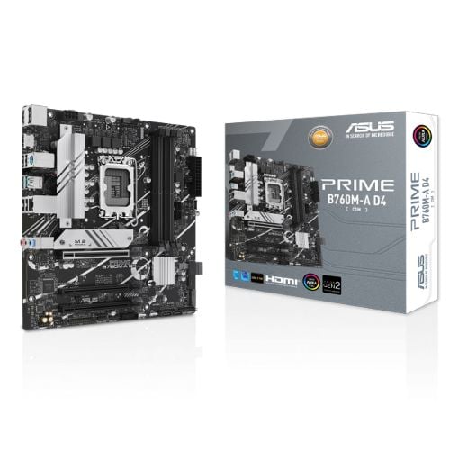 Εικόνα της Asus Prime B760M-A D4-CSM Micro-ATX s1700 90MB1D00-M1EAYC