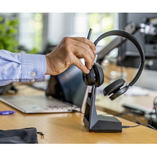 Εικόνα της Headset Poly Voyager 4320 Bluetooth UC Certified USB-A + BT700 Dongle + Charging Stand 77Y99AA