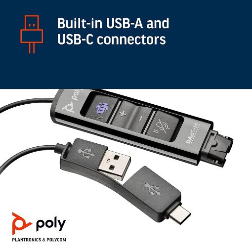 Εικόνα της Adapter Poly DA85-M USB to QD 786C8AA