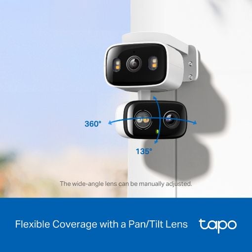 Εικόνα της Indoor/Outdoor Wireless IP Camera Tp-Link Tapo C246D Dual 2K Pan/Tilt
