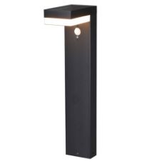 Εικόνα της Ηλιακό Φωτιστικό Κήπου 123LED 2700Κ IP44 με Αισθητήρα Κίνησης Black