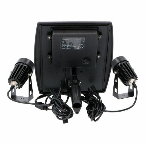 Εικόνα της Ηλιακά Προβολάκια 123LED Hollywood 3000K IP65 2τμχ Black