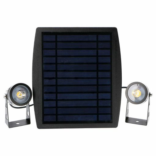 Εικόνα της Ηλιακά Προβολάκια 123LED Hollywood 3000K IP65 2τμχ Black