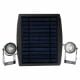 Εικόνα της Ηλιακά Προβολάκια 123LED Hollywood 3000K IP65 2τμχ Black