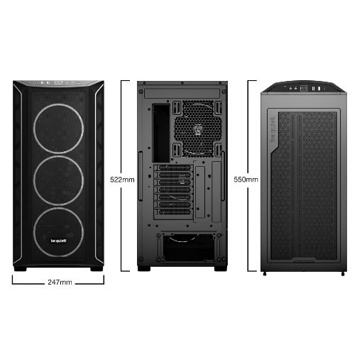 Εικόνα της Be Quiet! Shadow Base 800 FX ARGB Tempered Glass Black BGW63