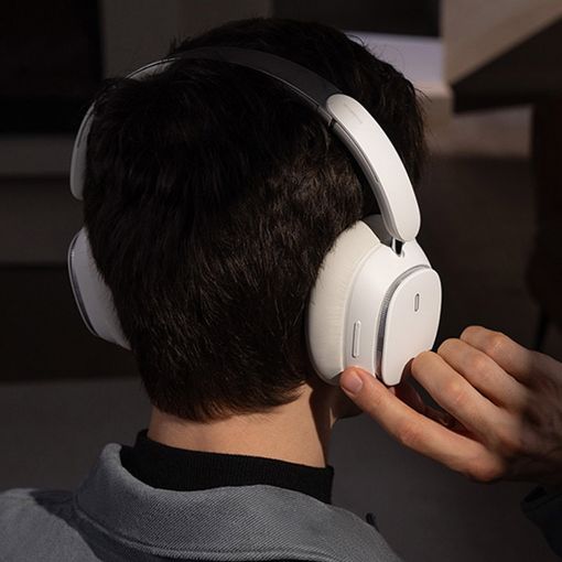 Εικόνα της Headphones Baseus Bowie H1 Pro Bluetooth ANC White A00050601213-00