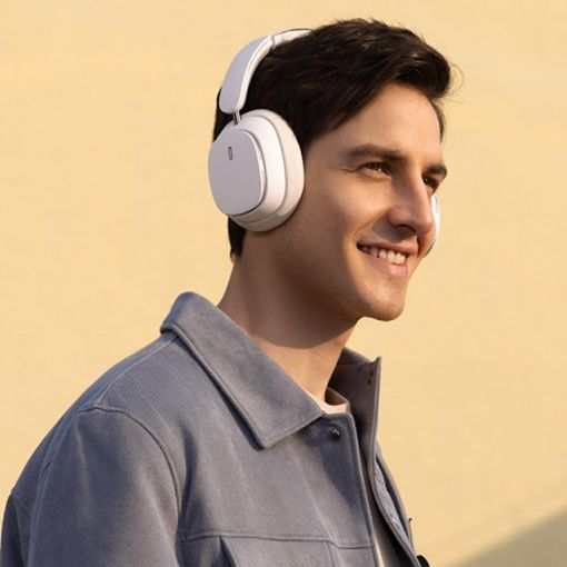 Εικόνα της Headphones Baseus Bowie H1 Pro Bluetooth ANC White A00050601213-00