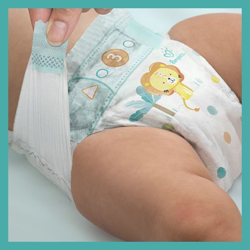 Εικόνα της Πάνες με Αυτοκόλλητο Pampers Active Baby No.3 (6-10Kg) Monthly Pack 208τμχ