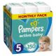 Εικόνα της Πάνες με Αυτοκόλλητο Pampers Active Baby No.5 (11-16Kg) Monthly Pack 150τμχ