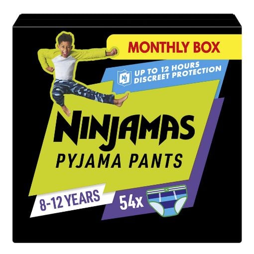 Εικόνα της Πάνες Βρακάκι Pampers Ninjamas Boy 8-12 Years (27-43kg) Giant Pack 54τμχ