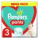 Εικόνα της Πάνες Βρακάκι Pampers Pants No.3 (6-11Kg) Mega Pack 128τμχ