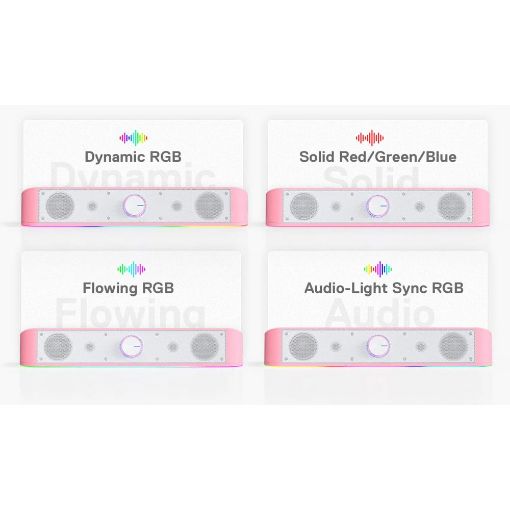 Εικόνα της Gaming Soundbar Redragon GS560 Adiemus RGB Pink