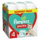 Εικόνα της Πάνες Βρακάκι Pampers Pants No.4 (9-15Kg) Monthly Pack 176τμχ