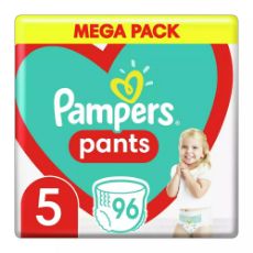 Εικόνα της Πάνες Βρακάκι Pampers Pants No.5 (11-17Kg) Mega Pack 96τμχ
