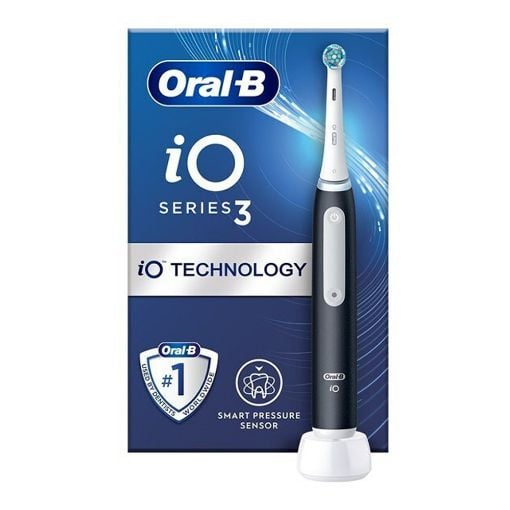 Εικόνα της Ηλεκτρική Οδοντόβουρτσα Oral-B iO Series 3 με Θήκη Ταξιδίου Black