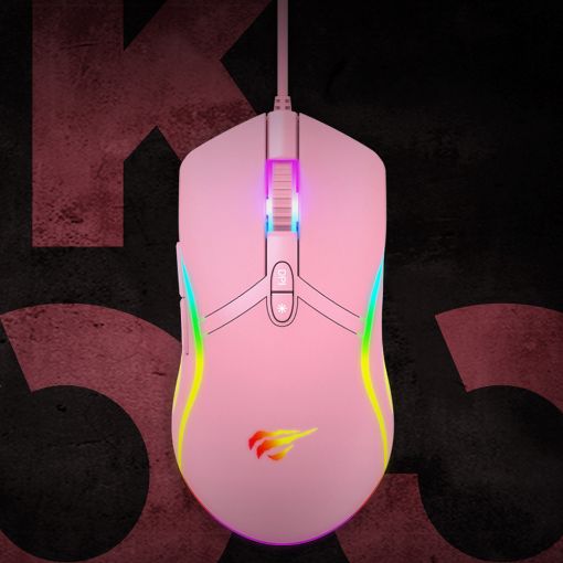Εικόνα της Ποντίκι Havit MS1026 RGB Pink