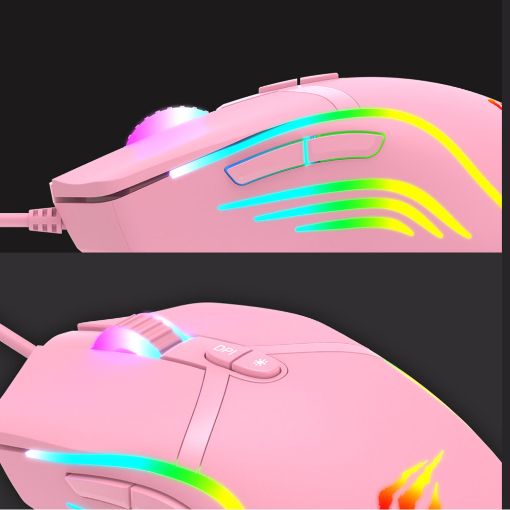 Εικόνα της Ποντίκι Havit MS1026 RGB Pink