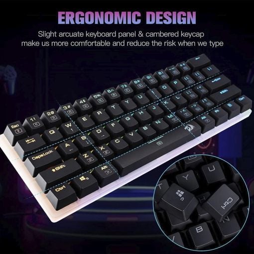 Εικόνα της Πληκτρολόγιο Redragon Alien Giant K605 60% Super-Sized RGB Blue Switches (US)