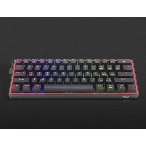 Εικόνα της Πληκτρολόγιο Redragon Fizz K617 SE 60% RGB Custom Switches (US) Black