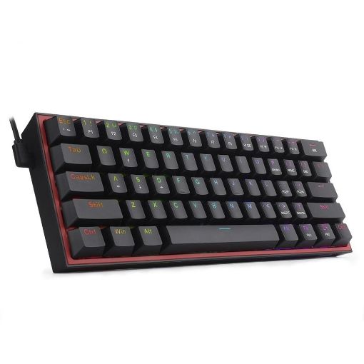 Εικόνα της Πληκτρολόγιο Redragon Fizz K617 SE 60% RGB Custom Switches (US) Black