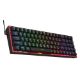 Εικόνα της Πληκτρολόγιο Redragon Pollux K628 75% RGB Red Switches (US) Black