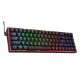 Εικόνα της Πληκτρολόγιο Redragon Pollux K628 75% RGB Red Switches (US) Black